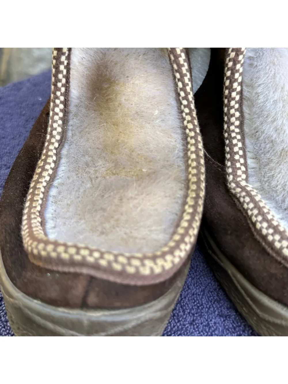 Vintage Snowland Made In Italy Hair On Hide Shearling Boots Women’s Size 8